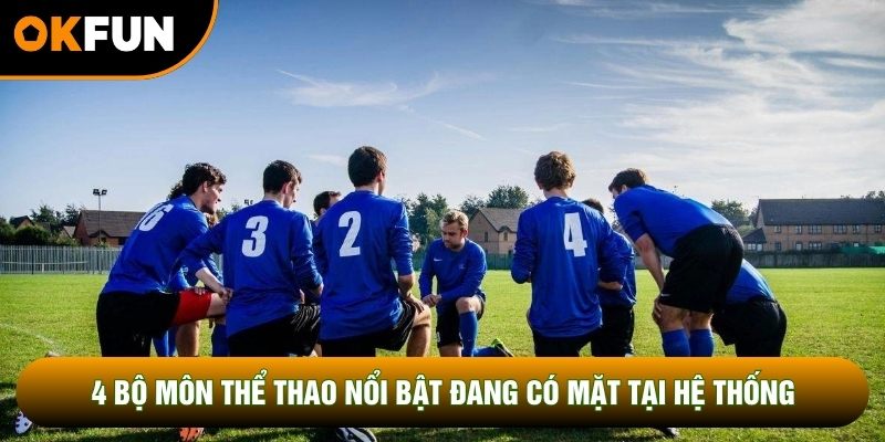 4 bộ môn thể thao nổi bật đang có mặt tại hệ thống 4 bộ môn thể thao nổi bật đang có mặt tại hệ thống