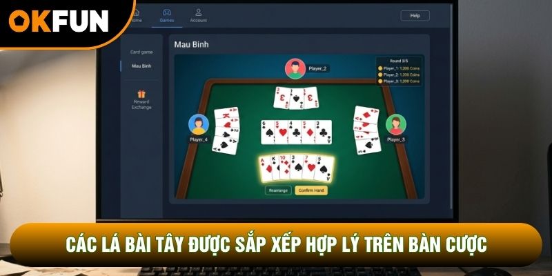 Các lá bài Tây được sắp xếp hợp lý trên bàn cược Các lá bài Tây được sắp xếp hợp lý trên bàn cược