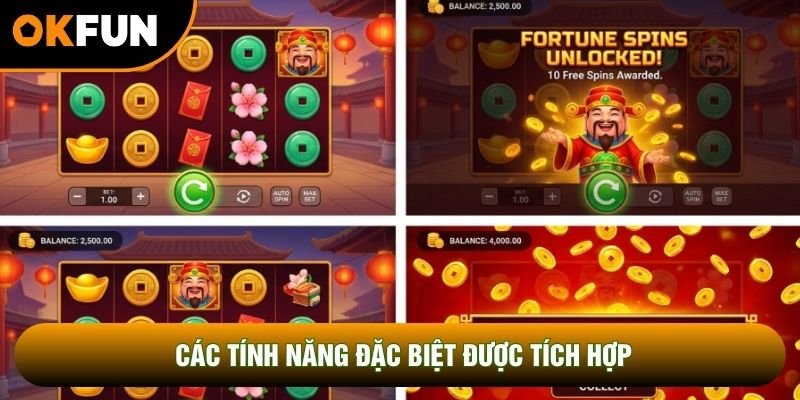 Các tính năng đặc biệt được tích hợp Các tính năng đặc biệt được tích hợp