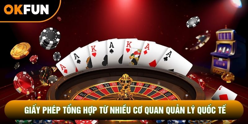 Giấy phép tổng hợp từ nhiều cơ quan quản lý quốc tế