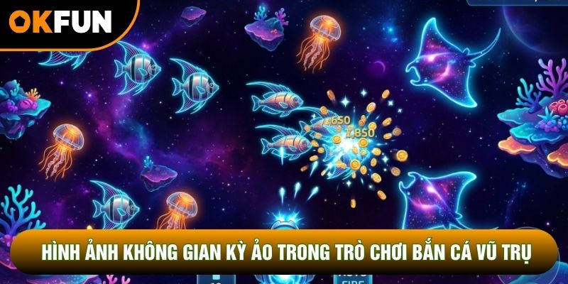 Hình ảnh không gian kỳ ảo trong trò chơi bắn cá vũ trụ Hình ảnh không gian kỳ ảo trong trò chơi bắn cá vũ trụ