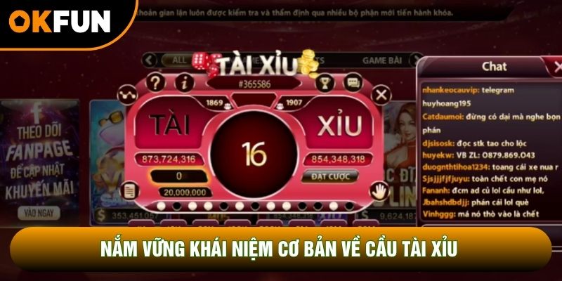 Nắm vững khái niệm cơ bản về cầu tài xỉu Nắm vững khái niệm cơ bản về cầu tài xỉu